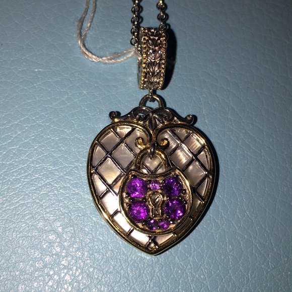 Gems En Vogue Jewelry - Gems En Vogue MOP,amethyst necklace